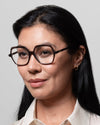 Andrea Dark Brown Leesbrillen