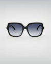 Elara Shiny Black Zonnebrillen