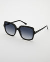 Elara Shiny Black Zonnebrillen