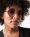 Grace Rose Gold Gradient Brown Zonnebrillen