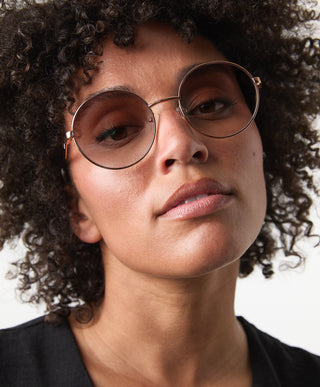 Grace Rose Gold Gradient Brown Zonnebrillen