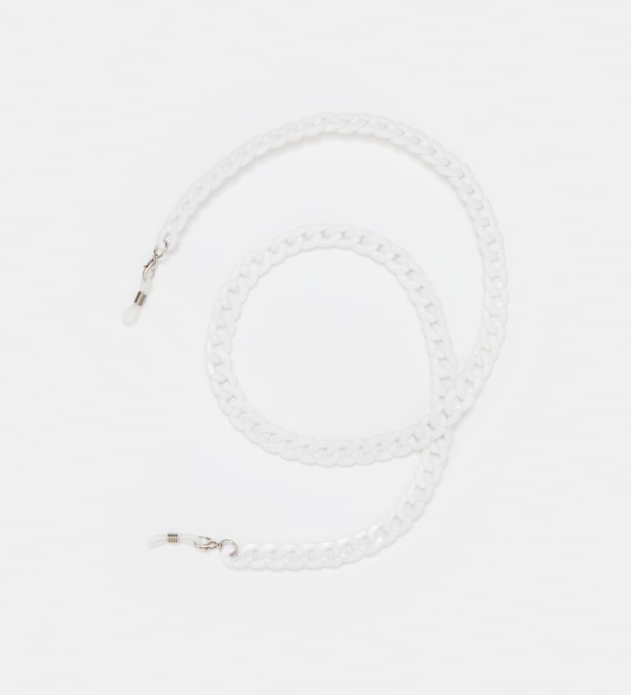 White Glasses Chain