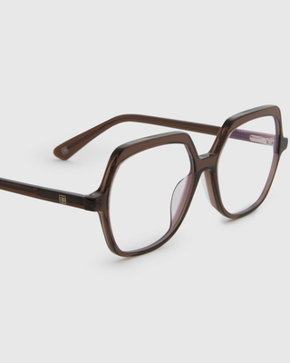 Andrea Dark Brown Leesbrillen
