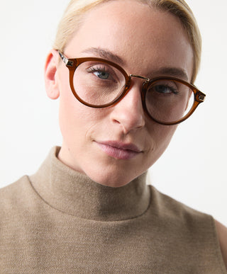 Ann Light Brown Leesbrillen