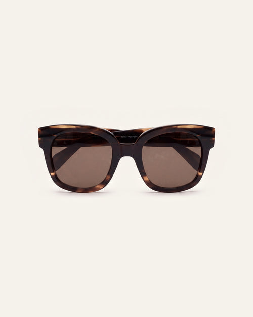 Chloe Dark Brown Sunglasses, front