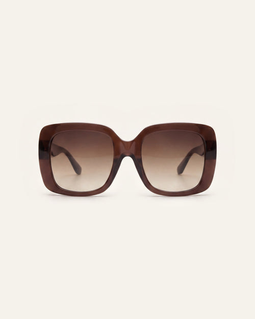 Mio Chocolate Sunglasses, front