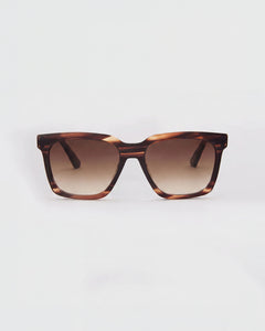 Therese Dark Brown Sunglasses
