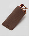 Vegan leather Sleeve Brown