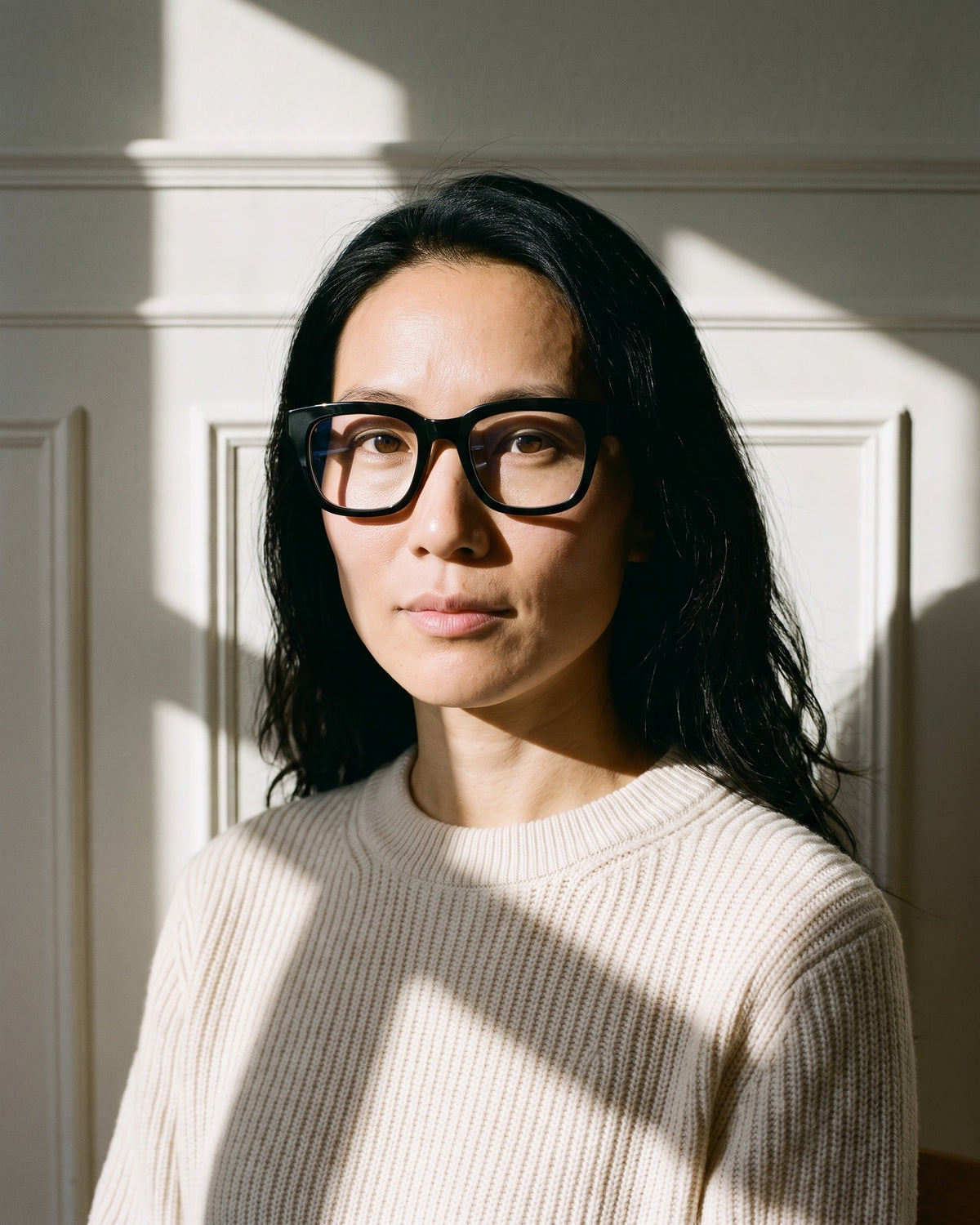 GLAS Dahlia Black Readers – worn, September light