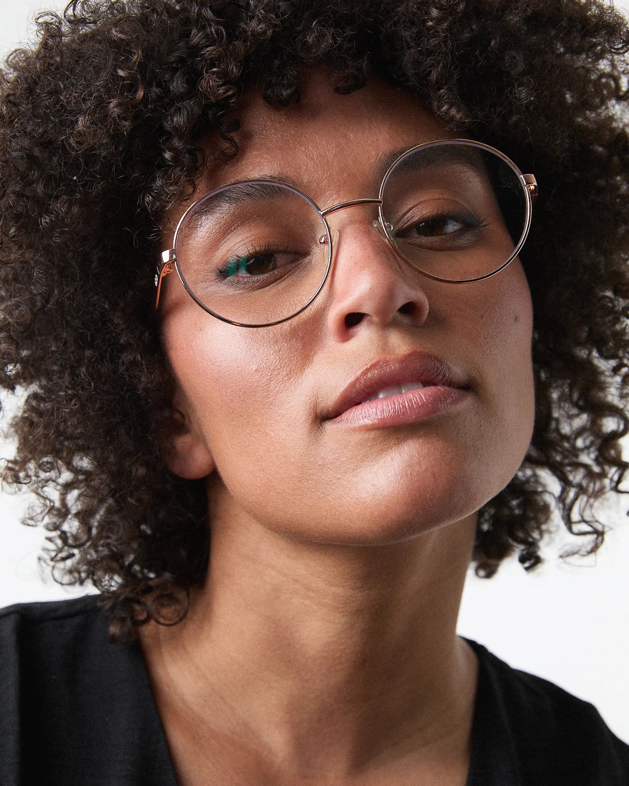 Grace Rose Gold Blue Light